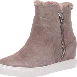 Steven By Steve Madden Pink Winter Rain Boots with Side Zipper